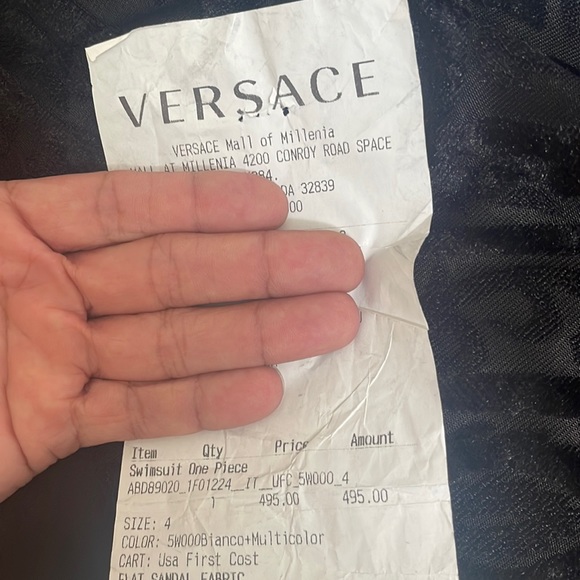 Versace size 4 swimsuit never worn - Picture 2 of 6